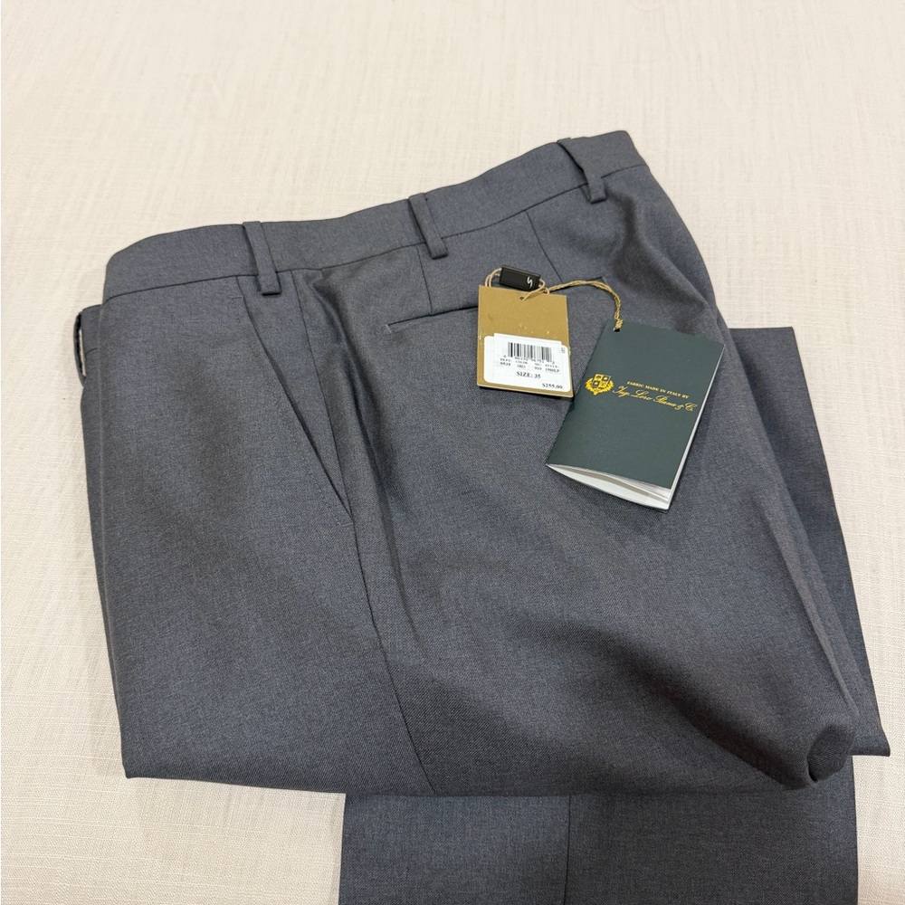 Men's Classic Dress Pants in Charcoal Gray
